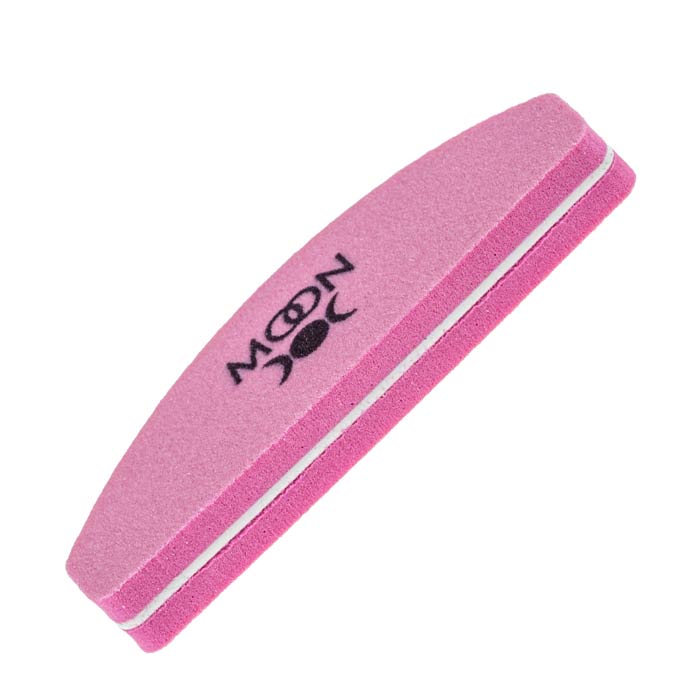 Пилка-баф для нігтів Moon Full Pink Small 120/180, (46шт/уп) (5905123015649)