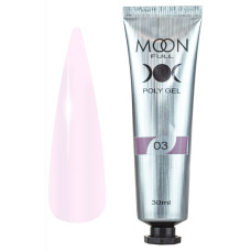 Полігель для нарощування нігтів Moon Full Poly Gel №03, туба 30 мл (5980512302317)
