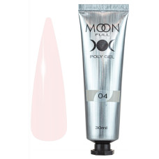 Полігель для нарощування нігтів Moon Full Poly Gel №04, туба 30 мл (5905123023187)