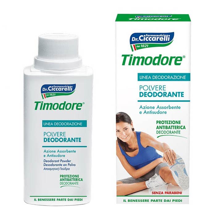 Дезодорант-пудра для ніг Timodore, 75 г (8002140113215)