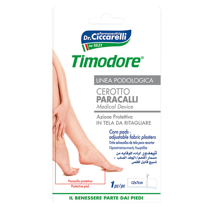 Пластир для мозолів Timodore Corn pads відрізний 1 шт - 12х7 см (8002140122019)
