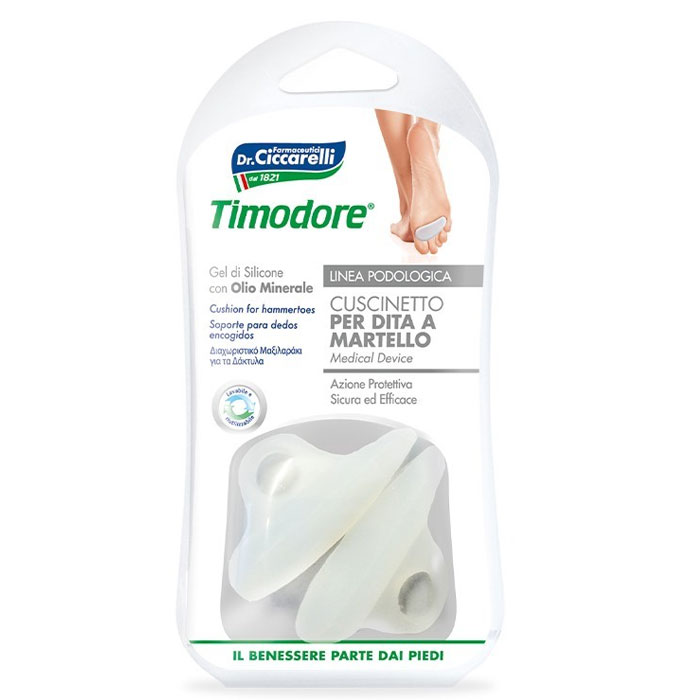 Подушечки для молоточкоподібних пальців ніг Timodore, розмір М, 1 пара (8002140130007)