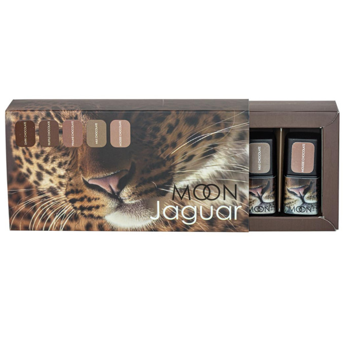 Набір гель-лаків Moon Full Jaguar, 5 кольорів (5905123026737)