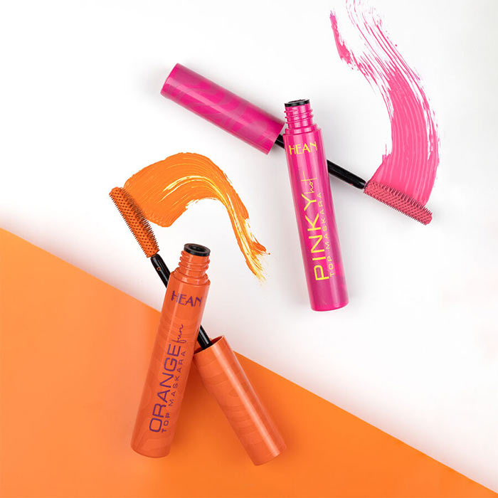 Кольорова туш для вій Hean Top Mascara Pinky 6,5 мл (5907474497310)