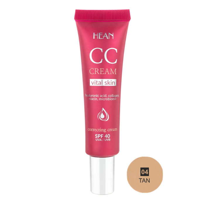 CC-крем для обличчя Hean CC Cream Vital Skin 04 Tan, 30 мл (5907474411576)