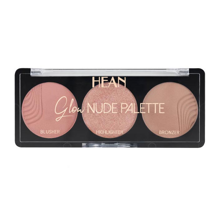 Палетка для контурингу обличчя Hean Glow Nude Palette Dayglow, 9 г (5907474400884)