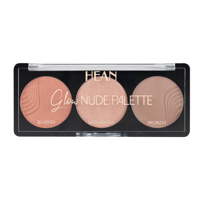 Палетка для контурингу обличчя Hean Glow Nude Palette Sunglow, 9 г (5907474400082)