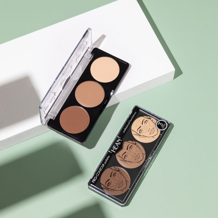 Палетка для контурингу обличчя Hean Pro-Countour Palette 15 г (5907474400570)