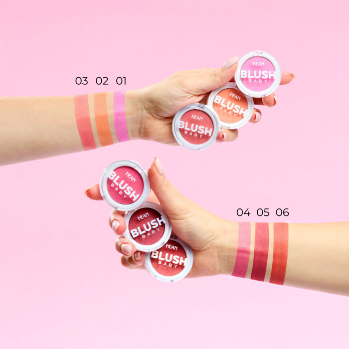 Рум'яна для обличчя Hean Blush Baby 04 Rose 3,2 г (5907474410494)