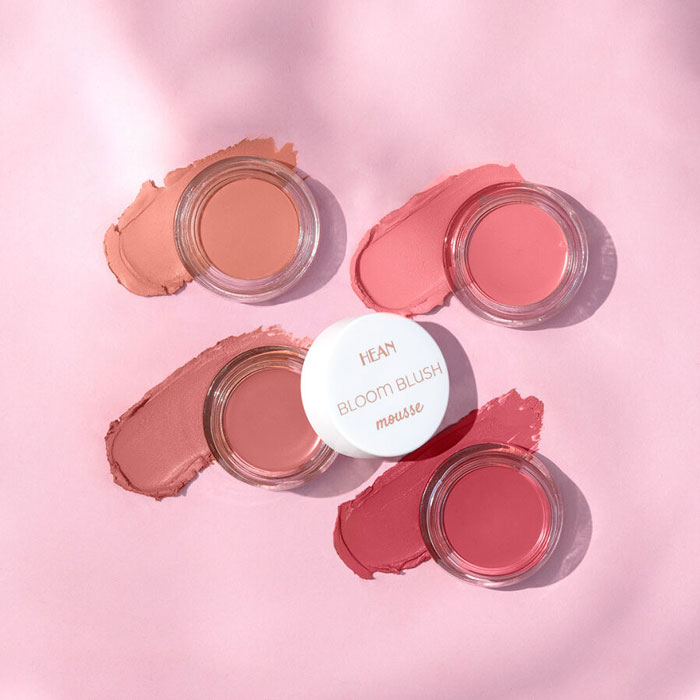 Рум'яна-мус для обличчя Hean Bloom Blush Mousse 01 Nectarine 5 г (5907474401324)