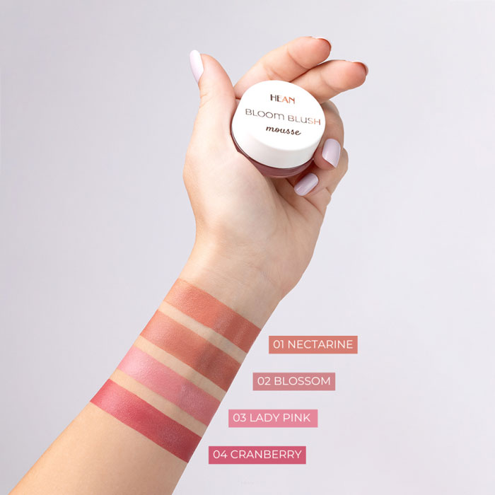 Рум'яна-мус для обличчя Hean Bloom Blush Mousse 03 Lady Pink 5 г (5907474401348)