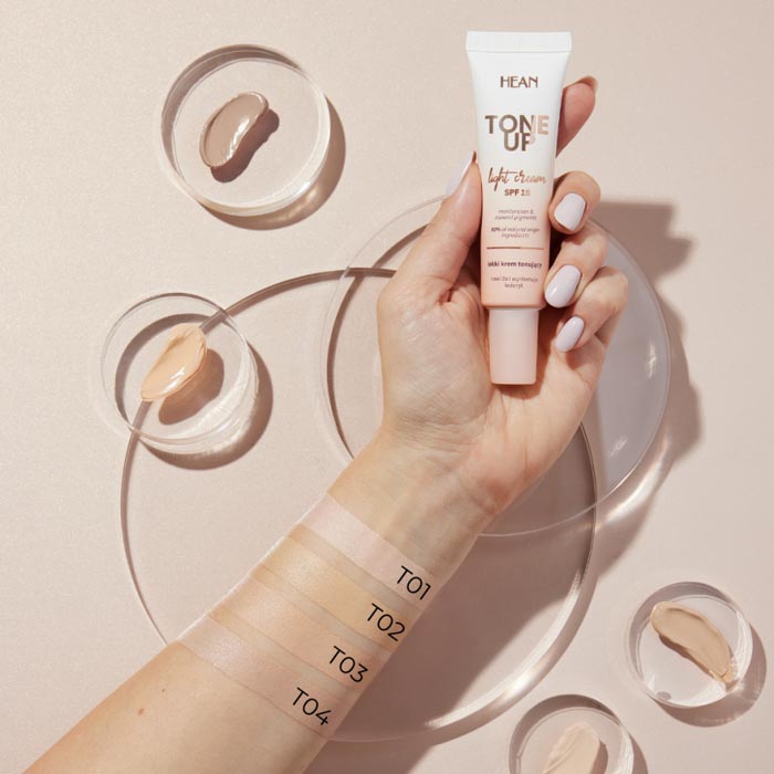 Тональний крем Hean Tone Up Light Cream SPF15 T02 Natural, 30 мл (5907474400976)