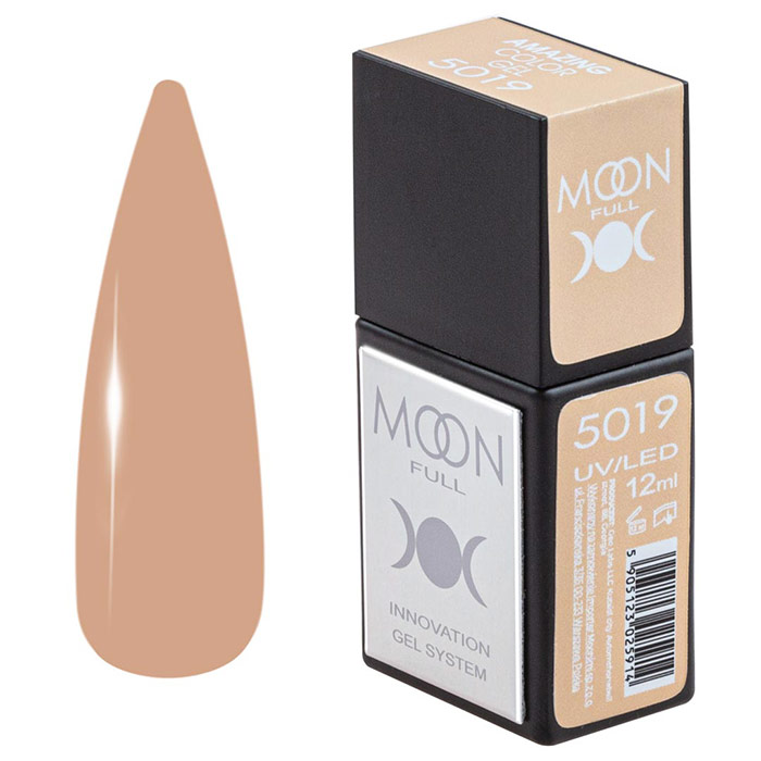 Гель-лак Moon Full Amazing Color Gel polish 12 мл № 5019 (5905123025914)
