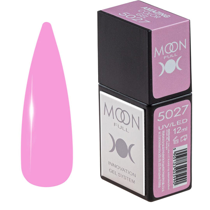 Гель-лак Moon Full Amazing Color Gel polish 12 мл № 5027 (5905123025990)