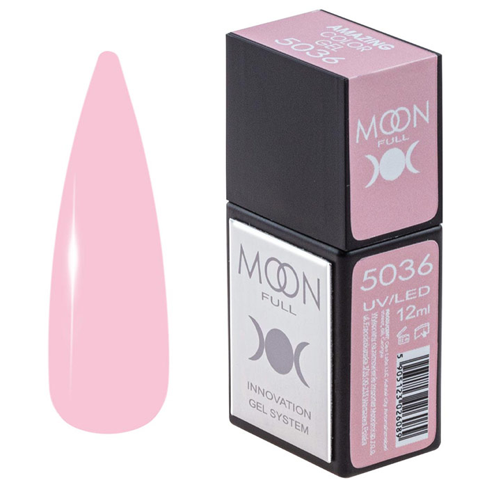 Гель-лак Moon Full Amazing Color Gel polish 12 мл № 5036 (5905123026089)