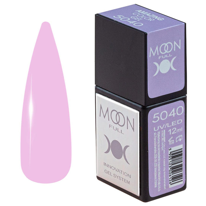 Гель-лак Moon Full Amazing Color Gel polish 12 мл № 5040 (5905123026126)