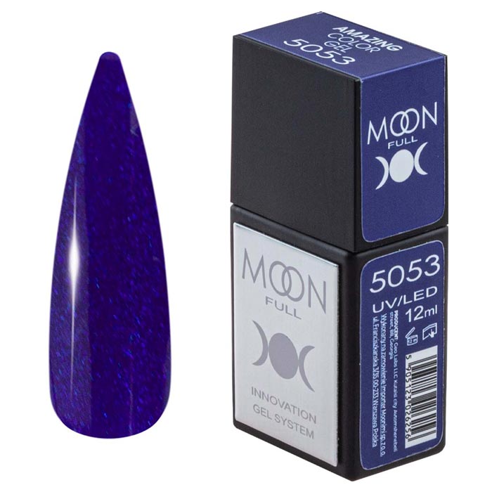 Гель-лак Moon Full Amazing Color Gel polish 12 мл № 5053 (5905123026256)