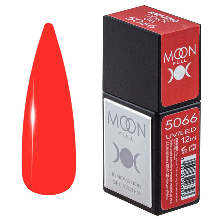 Гель-лак Moon Full Amazing Color Gel polish 12 мл № 5066 (5905123026386)