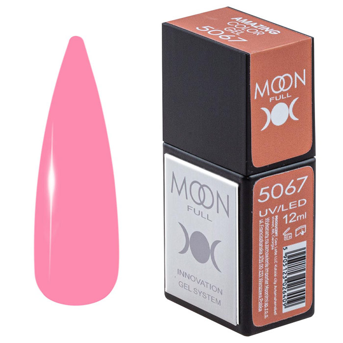 Гель-лак Moon Full Amazing Color Gel polish 12 мл № 5067 (5905123026393)