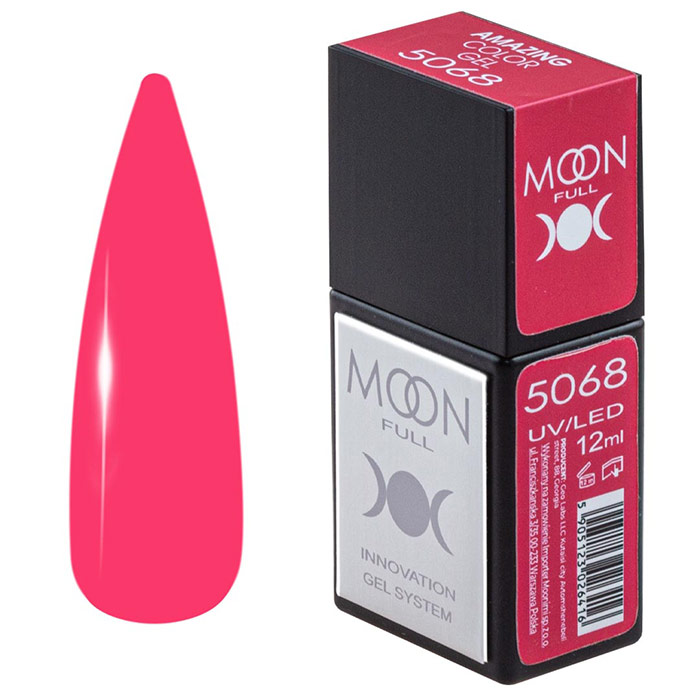 Гель-лак Moon Full Amazing Color Gel polish 12 мл № 5068 (5905123026409)