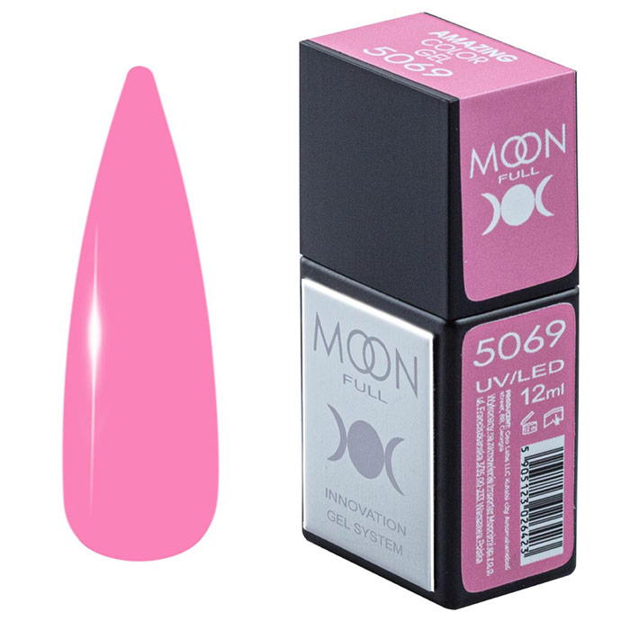 Гель-лак Moon Full Amazing Color Gel polish 12 мл № 5069 (5905123026416)