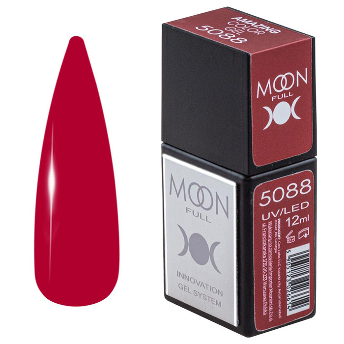 Гель-лак Moon Full Amazing Color Gel polish 12 мл № 5088 (5905123026607)