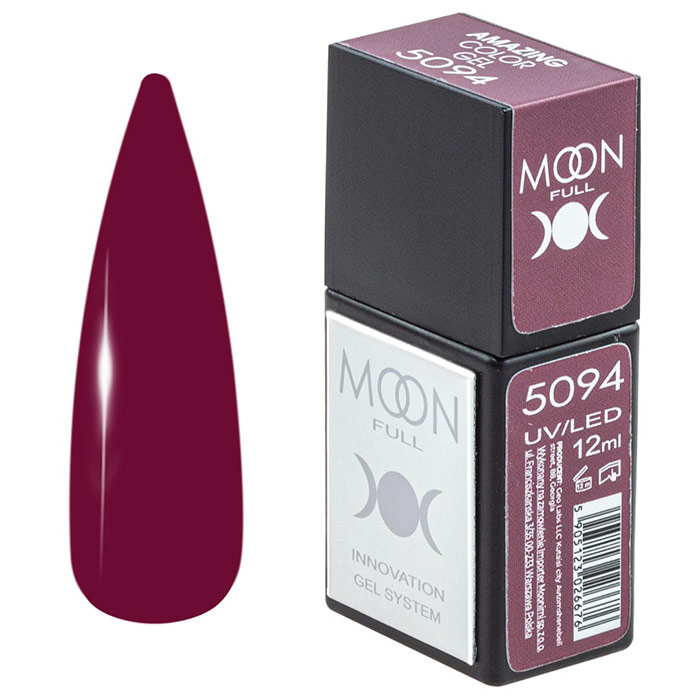 Гель-лак Moon Full Amazing Color Gel polish 12 мл № 5094 (5905123026669)