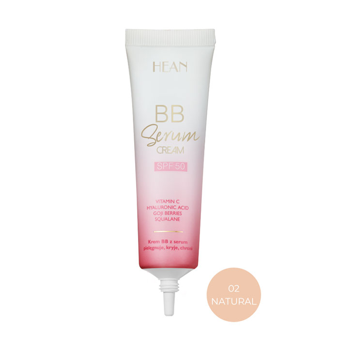 BB крем-сироватка Hean BB SERUM CREAM SPF 50 тон 02 Natural, 30 мл (5907474403199)