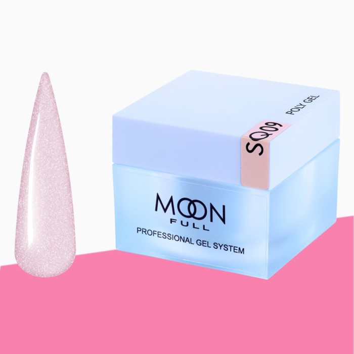 Полігель для нарощування нігтів Moon Full Poly Gel, 30 мл № SQ09 (5905123027543)