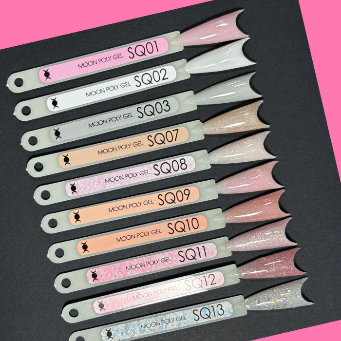 Полігель для нарощування нігтів Moon Full Poly Gel, 30 мл № SQ12 (5905123027574)