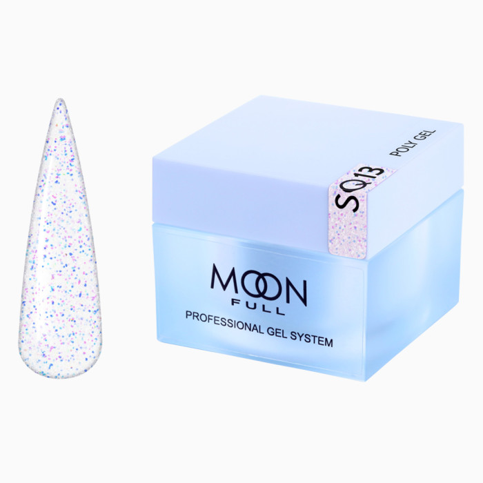 Полігель для нарощування нігтів Moon Full Poly Gel, 30 мл № SQ13 (5905123027581)