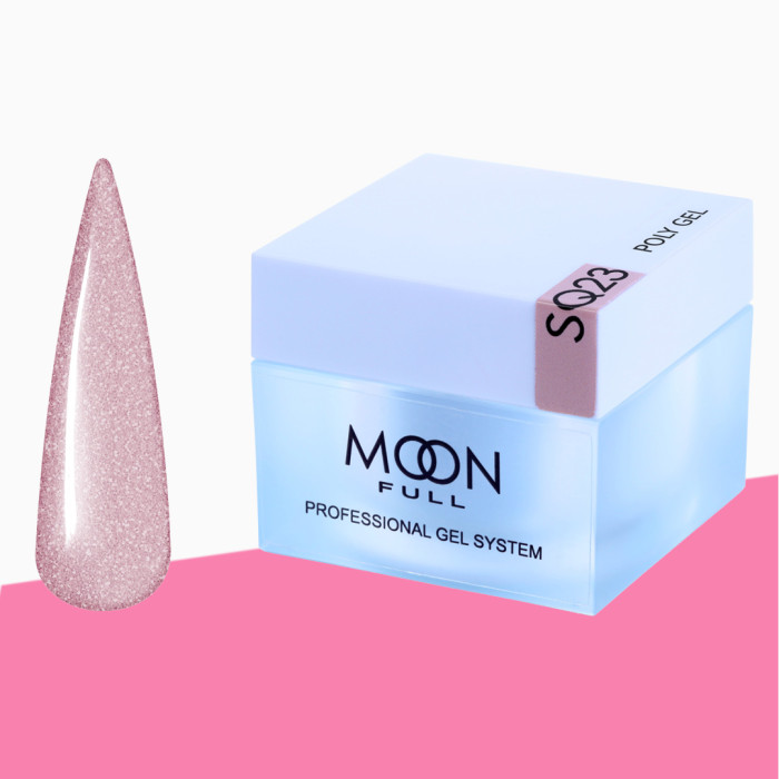 Полігель для нарощування нігтів Moon Full Poly Gel, 30 мл № SQ23 (5905123027680)