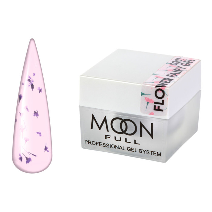 Гель з сухоцвітами Moon Full Flower Fairy Gel, 5 мл № SQ01 (5905123027437)