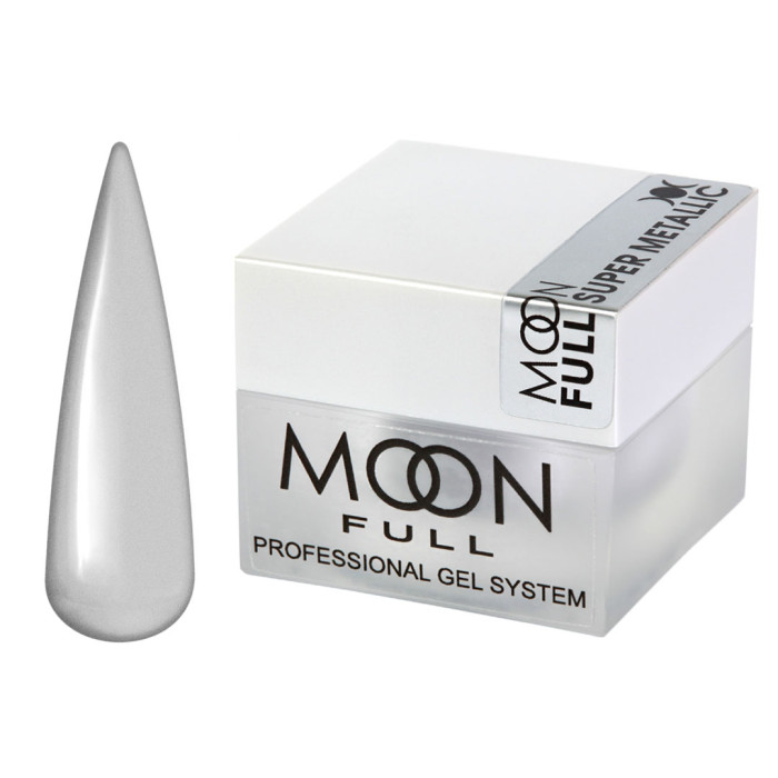 Паста для дизайну нігтів Moon Full Pasta Super Metallic, 5 мл № 01 (5905123027833)
