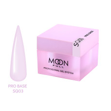 База для нігтів Moon Full Nude PRO Base № SQ03, 30 мл. рожева (5905123027307)