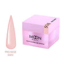 База для нігтів Moon Full Nude PRO Base № SQ15, 30 мл. персикова (5905123027420)
