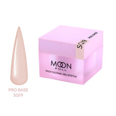 База для нігтів Moon Full Nude PRO Base № SQ19, 30 мл. коричнева (5905123027093)