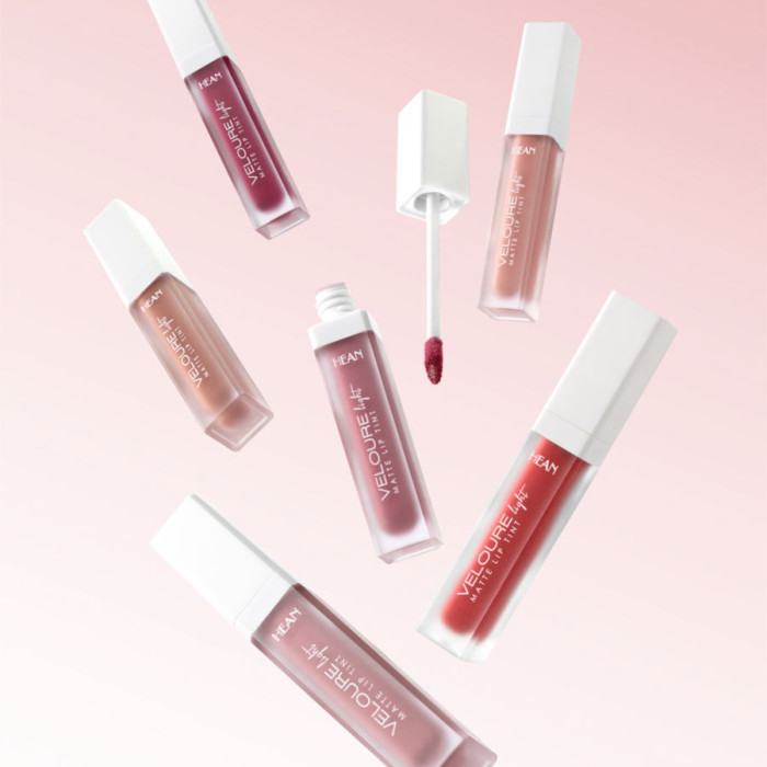 Матова рідка помада Hean Lip Tint VELOURE Light 01 PINKY NUDE (5907474403090)
