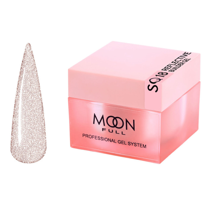 Моделюючий гель Builder Gel Moon Full Reflective, 30 мл № SQ18 (5905123027109)