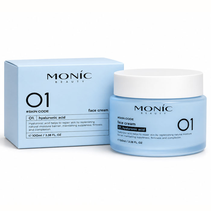 Крем для обличчя Monic Beauty #Skin Code 01 Hyaluronic Acid and Allantoin, 100 мл (5061010280238)