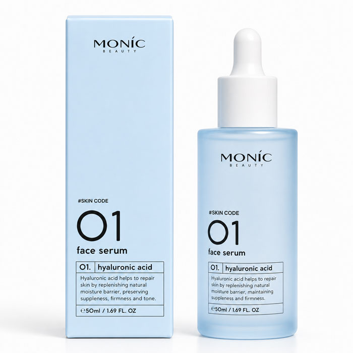 Сироватка для обличчя Monic Beauty #Skin Code 01 Hyaluronic Acid (5061010280061)