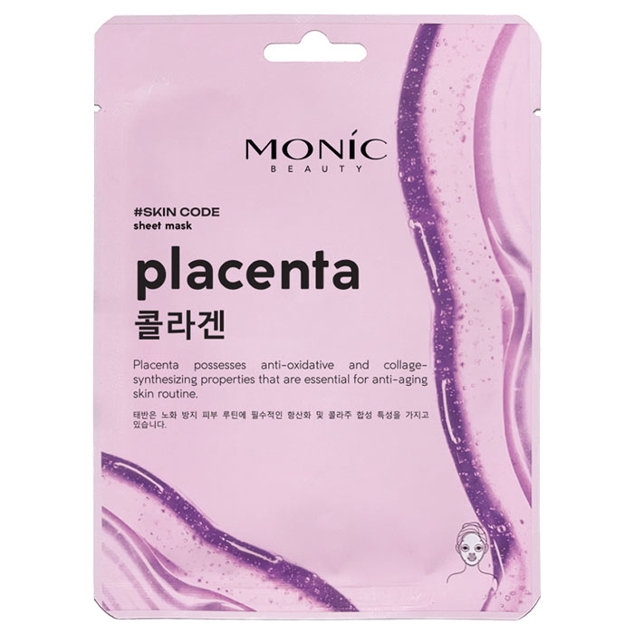Тканинна маска Monic Beauty #Skin Code з екстрактом фітоплаценти, 25 мл (5061010280191)