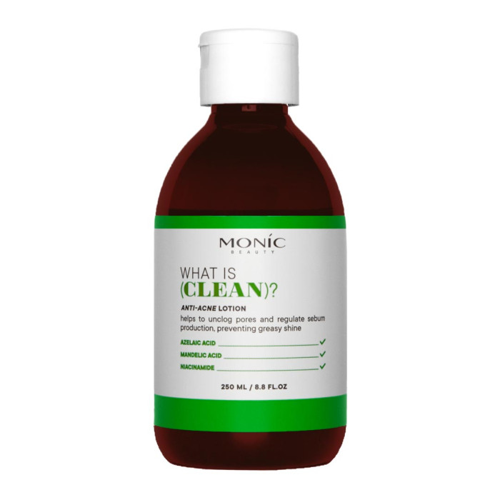 Лосьйон проти прищів Monic Beauty What is Clean? Anti-acne lotion, 250 мл (5902169059965)