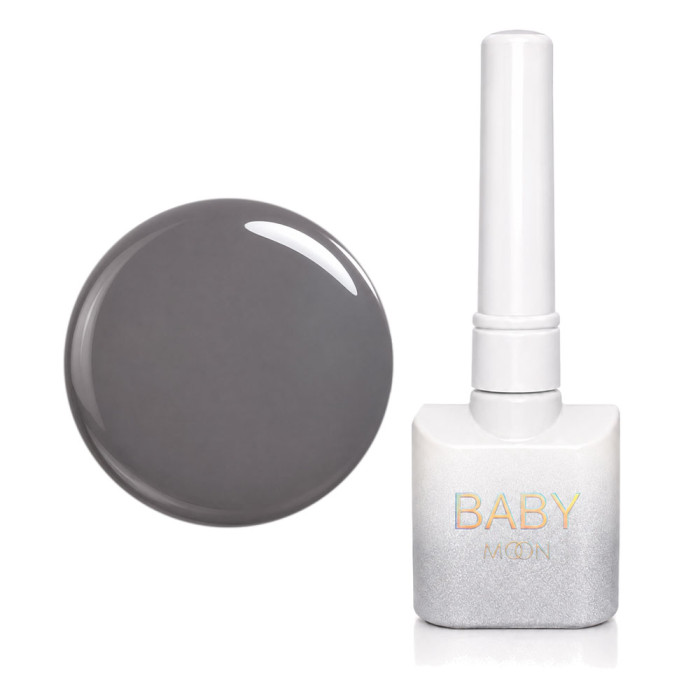 Гель-лак для нігтів Baby Moon 8 мл № 120 Графітова хмара (5905123019586)