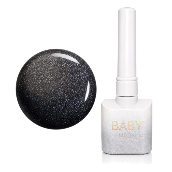 Гель-лак для нігтів Baby Moon 8 мл № 121Чорна галактика (5905123019593)