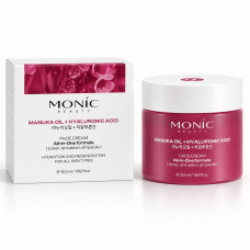 Крем для обличчя Monic Beauty All-in-One Formula з олією мануки та гіалуроновою кислотою, 50 мл (5061010293184)