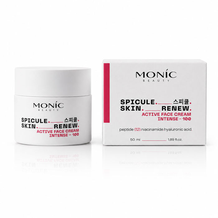 Інтенсивний крем для обличчя Monic Beauty Spicule Skin Renew Intense-100 з мікроголками, 50 мл (5061010293795)
