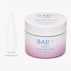 Моделюючий гель для нігтів Baby Moon Builder Gel, 15мл № 02 (5905123011740)
