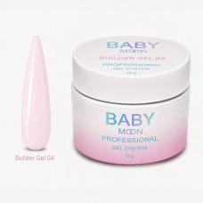 Моделюючий гель для нігтів Baby Moon Builder Gel, 15мл № 04 (5905123011764)