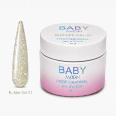 Моделюючий гель з блискітками Baby Moon Glitter Builder Gel, 15 мл № 21 (5905123011948)